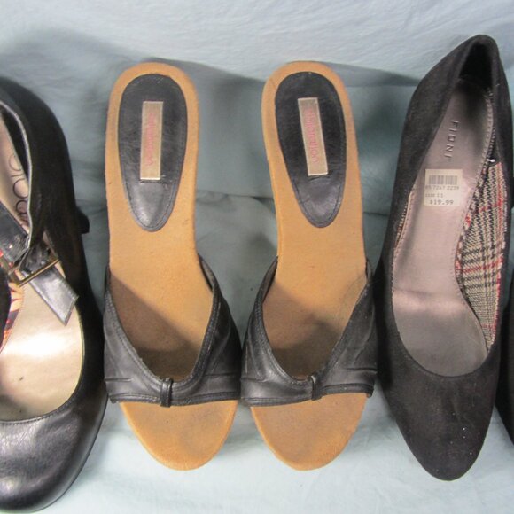 diba girl mary janes "Heather" BLACK high heels size 11 (CL119) - Picture 3 of 15